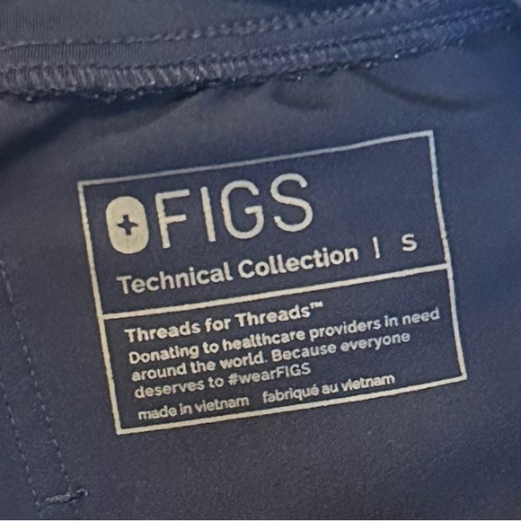 Figs Zamora Jogger Scrub Pants Navy PO 2784 Size S - Picture 8 of 15